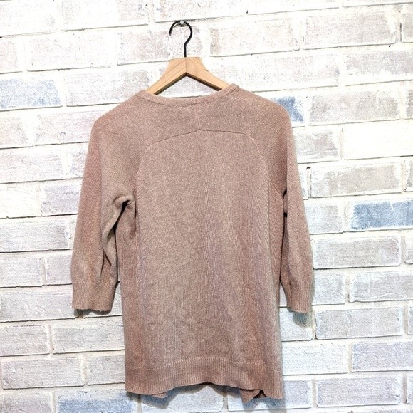 Gap cardigan cashmere blend pink soft pockets‎ open front sz S - Picture 4 of 5